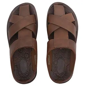 ASIAN Men's 2711 Tan Synthetic Leather Walking Sandal (Uk-10)