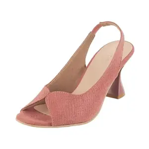 Metro Women Pink Fashion Heel Sandal UK/8 EU/41 (40-162)