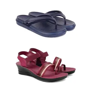 Women?s Flat Sandals,Stylish Heeled Sandals for Women B_(Combo 2)-1977-1962-6-EURO-37