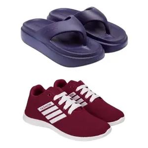 SPORTER Extra Soft Classic Casual wear with Ultra Soft Flexibility Technology Heels for Women's/Girl's(6112+1703) Multicolor