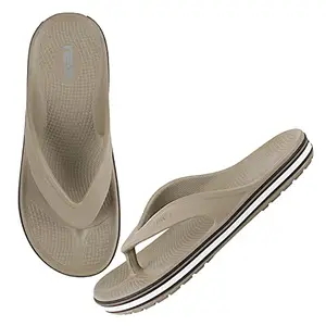 URJO COOLZ-1 Men's Slippers/FlipFlops Arch Support Orthopaedic Cushion Footbed Made with Levirex for Extra Comfort and 40% Less Pressure Anti Skid & Stylish Dailywear Slippers/FlipFlops for Men (URJO by Neoz)