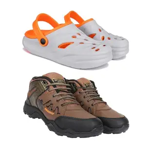 BERSACHE Lightweight Stylish Clog for Men (6030-606) Multicolor