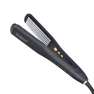Gorgio Professional Hair Crimper HC12 – Wide Titanium Plates with 230°C Temperature Control for Defined Crimps