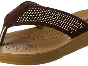 Bata Women Dream-Comfort-Ss19 Brown Slippers-4 (5714827)