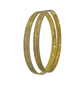 AARTISAI - Designer Gold Plated Bangles for Women, Girls and Kids Daily use (B9434576) (2.11)