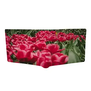 CRAFTSEVER Canvas Wallet for Men and Boys 6 Card Holder Wallet,bi fold Canvas Printed Genuine Wallet and Purse Card Holders for Men (Black)