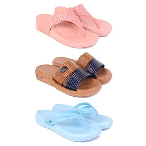 Women's Comfortable Sandal,Casual Lightweight Sandal for Everyday Wear | (COMBO-3)-1986-1981-1976-5-EURO-36