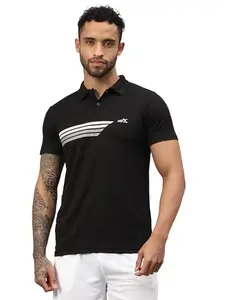 Vector X VTD-300-D Men's Printed T-Shirts (Black) (L)