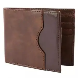 FILL CRYPPIES Staylish Coffee Brown Artificial Leather Wallet for Men's