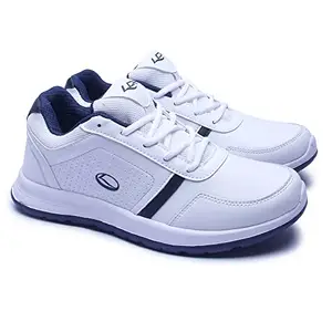 Lancer Mens ACTIVE-98 White Running Shoe - 6 UK (ACTIVE-98WHT-NBL-6)