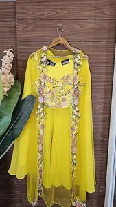 Crop top with palazzo set