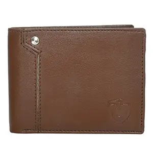 Keviv® Genuine Leather Wallet for Men JE116 (Tan)