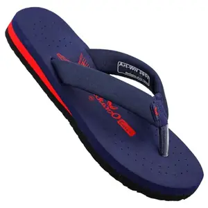 WALKAROO WH3951 Womens Orthopaedic comfort fit slippers - Blue