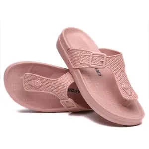 AIRSON AL-48 EXTRA EVA SOFT Women's Slippers with Stylish Buckle Design with LightWeight| Soft EVA Slipper|Waterproof & Everyday Flip Flops for Ladies/Girls