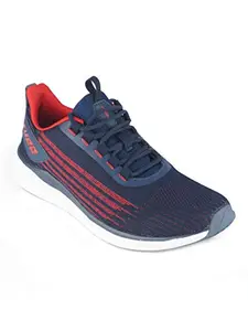 FURO Lace Up Comfortable Stylesh Running & Walking Sports Shoes for Men R1070 Blue