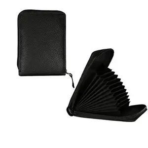 STYLE SHOES Genuine Leather Card Holder||Debit/Credit/ATM Card Holder For Unisex 15 Card Holder
