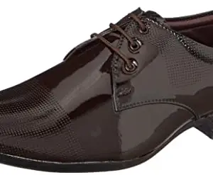 Centrino Brown Patent Formal Shoe for Mens 20206-2