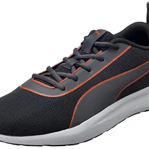 Puma Men's Mizar Running Shoe, Castlerock-Vibrant Orange, 7