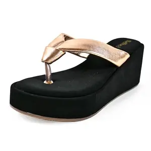 SELBRO Women's Stylish Fashionable Wedge Sandals For Girl's heel 3 inch (Sultan-41) Sandals 18