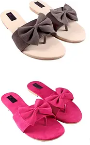 Red Flamingo Women fashion sandal footwear Latest Peach-5 flat flat flat Girl Bellies Women New Girl shoe Girl flat fashion sandal Chappal Slipper flat flat flat Fashion slipper women flat sandal