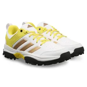 adidas Unisex's Crinu 24 Cricket Shoes, White, UK-9