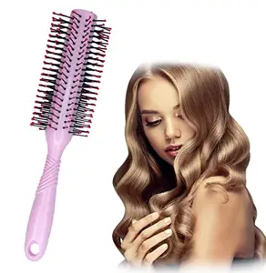Ekan Round Hair Brush For Blow Drying, Curls Soft Bristles Lightweight Hair Brush For All Hair Types For Women Men Wet And Dry Hair