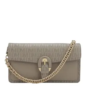 Da Milano Leather Women Sling Wallet - White (10379)