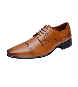 HiREL'S Men's Tan Shoes-6 UK/India (39 EU) (hirel590)
