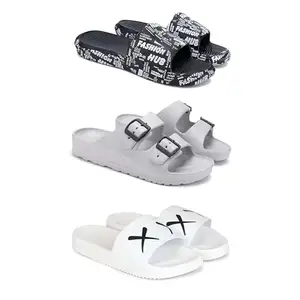 DRACKFOOTsandal for Men's,slip-ons, casaul sandals for Men'sGR-SAN-(3-COMBO)-3103-3114-3029-10