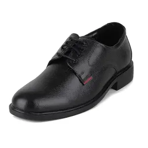 Red Chief Genuine Leather Formal Derby Shoes for Men | Elegant & Comfortable Office Wear | Black | RC3501 001