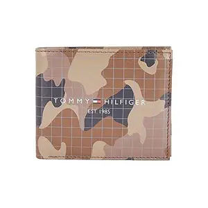 Tommy Hilfiger Nolan Mens Leather Slimfold Brown