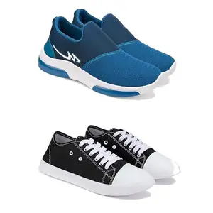 DRACKFOOT Men's Sports Shoes Collection Gym,Running,Men's Sports Shoes for Every Sport GRT-(Combo-2)-1077-1061-10 Multicolor