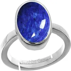 KRGEMS 5.25 Crt. Lapis Lazuli Gemstone Certified Natural Loose Lajwart Ring For Men & Women