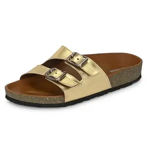 Centrino Women’s Berkin-Style Slip-On Sandals | Open Toe Design | Soft PU Footbed | Lightweight & Comfortable | Arch Support | On-Grip Sole | Casual Outdoor Wear (7694)