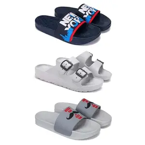 Men's Sandals | Lightweight Wear| Stylish & Easy to Wear For Men's GP-SAN-(3-COMBO)-1587-3114-1590-10