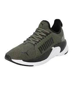 Puma Mens Softride Premier Slip Camo Green Moss-Black Running Shoe - 6UK (37802803)