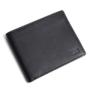 Brooklyn Bridge Genuine Leather Mens Wallet with Coin Pocket - RFID Blocking Slim Bifold Credit Card Wallet