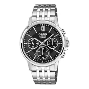 Casio Enticer Men BMS-300D-1AVDF Analog Silver Watch Men (A2540)