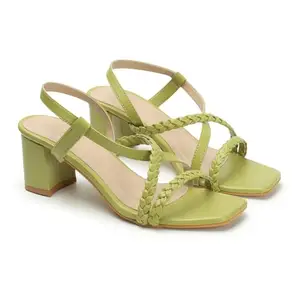 iconics Women Sandal,Pista Green,UK-4