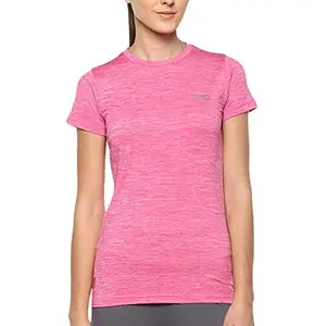 Nivia 2365-2 Hydra - 1 Polyester T-Shirt for Women (Pink, S) | Light Weight | Comfortable | Stylish