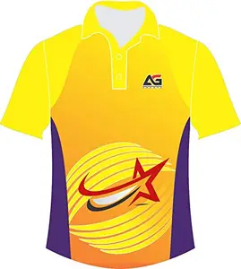 Taj Sports 006 Coustmised Men Tshirts and Dress for Cricket,Hockey,Football, Kabaddi Multicolour Size M
