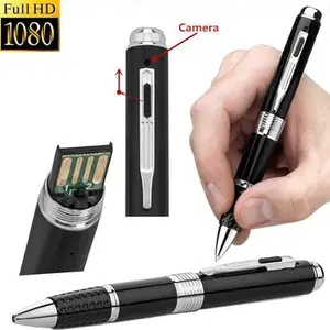 Inbuilt HD Camera 1080P Video Audio Recording Pen Portable Pocket Security Camera for Home Office Mettings Surveillance price in India.