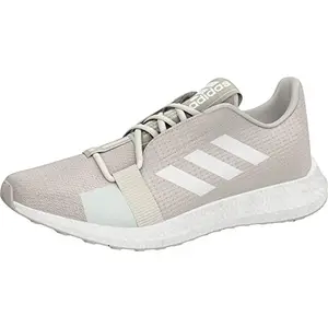 Adidas Womens SENSEBOOST GO W Alumina/CORE White/Dash Green Running Shoe - 4 UK (EG0946)