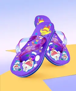 BUTAX Boys & Girls Slip On Slipper Flip Flop (Purple) Kids 57