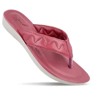 WALKAROO PLUS Soft Cushion Sandal For Womens|Light Weight and Comfortable|WE2019- Fig