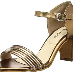 Sole Head Women's 263 Brown Ankle-Strap Fashion Sandals-4 Uk (37 Eu) (263Brown)