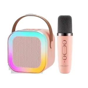 XCILLINCE TOYS Portable Karaoke Led with Mic,Bluetooth Wireless Portable Speaker Toy Multicolor
