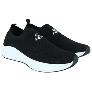 Lancer Mens Spyder-1 Black Running Shoe - 8 UK (SPYDER-1BLK-8)