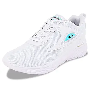 Campus Men's Camp Dean Running Shoes WHT/SIL - 9UK/India