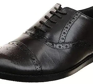 Burwood Men BWD 94 Brown Leather Formal Shoes-10 UK/India (44EU) (BW